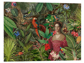 Foam board print Baroque Jungle Paradise II