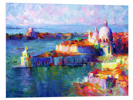 Foam board print Colorful Venice