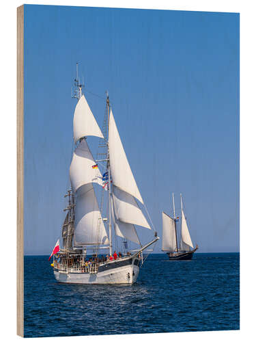 Puutaulu Sailing ships during the Hanse Sail