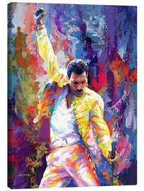 Leinwandbild  Freddie Mercury Pop Art Porträt - Leon Devenice
