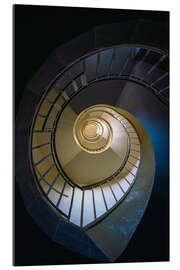 Gallery print Spiral modern staircase