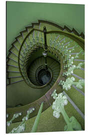 Magnettafel Grüne Wendeltreppe III