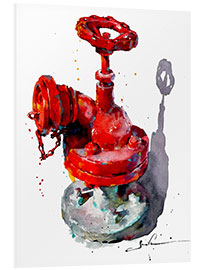 Tableau en PVC Fire hydrant