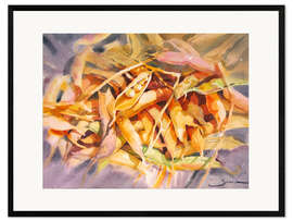 Innrammet kunsttrykk Beans still life
