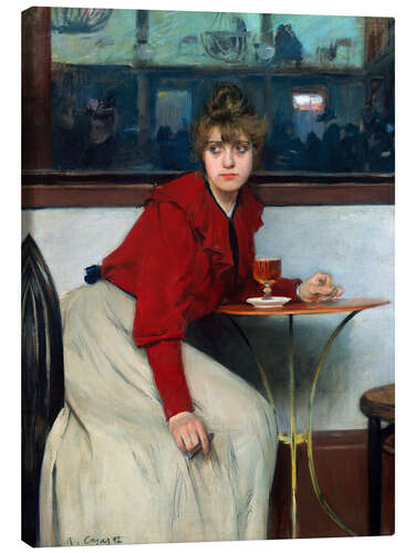 Canvas print At the Moulin de la Galette, La Madeleine