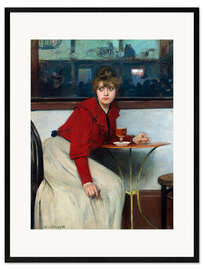 Framed art print At the Moulin de la Galette, La Madeleine