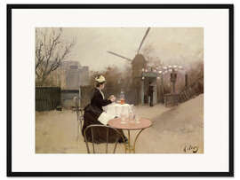 Gerahmter Kunstdruck Unter freiem Himmel