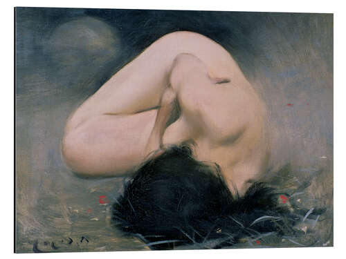 Tableau en aluminium Nude Woman, 1894