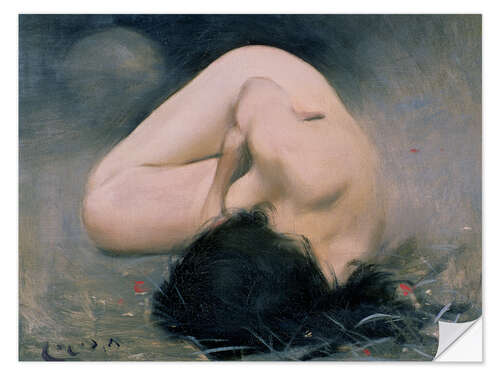 Vinilo para la pared Nude Woman, 1894