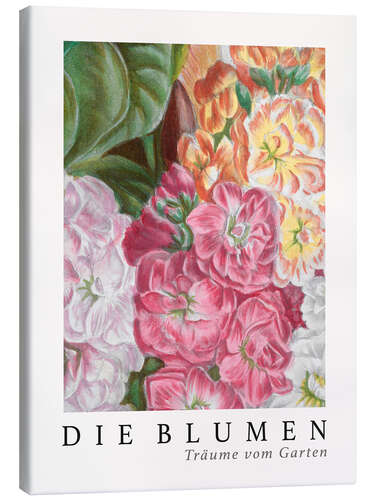 Canvas print Album Vilmorin, The Flowers VI (German)