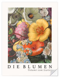 Sticker mural Album Vilmorin, The Flowers VIII (German)