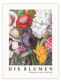 Wandbild  Album Vilmorin, Die Blumen I - Elisa Champin