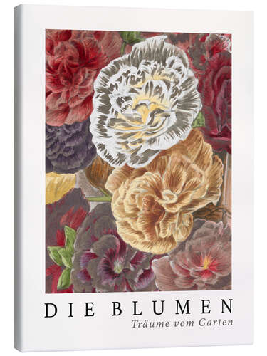 Canvas print Album Vilmorin, The Flowers X (German)