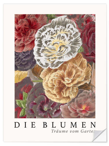 Wall sticker Album Vilmorin, The Flowers X (German)