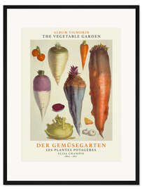 Gerahmter Kunstdruck Album Vilmorin, Der Gemüsegarten VI