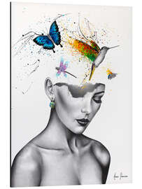 Magnettafel Die Welt in ihrem Kopf