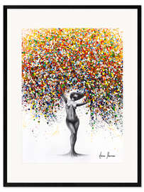 Ingelijste kunstdruk Passionate Pandora Tree