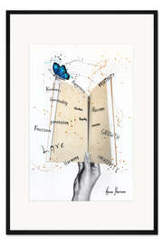 Gerahmter Kunstdruck Buch des Lebens