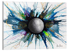 Quadro em alumínio Abstract Universe  Zenith Moon