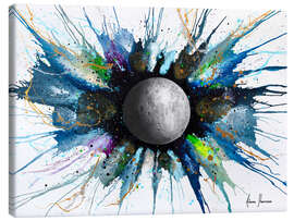 Stampa su tela Abstract Universe  Zenith Moon