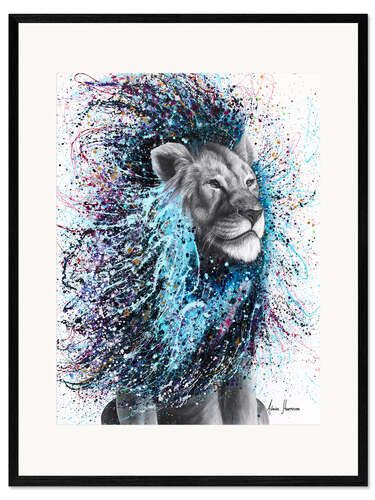 Stampa artistica con cornice Dream of a Lion