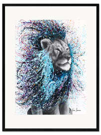 Stampa artistica con cornice Dream of a Lion