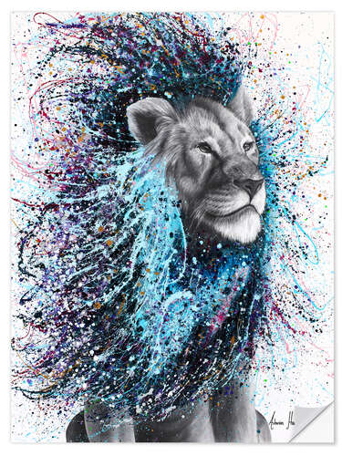 Adesivo murale Dream of a Lion