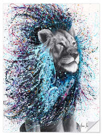 Adesivo murale Dream of a Lion