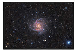 Gerahmter Kunstdruck Die versteckte Galaxie - IC 342