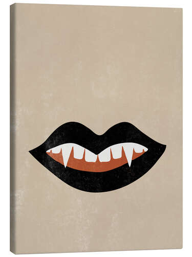 Canvas print Vampire smile