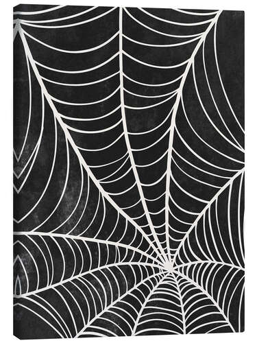 Canvas print Halloween spider web