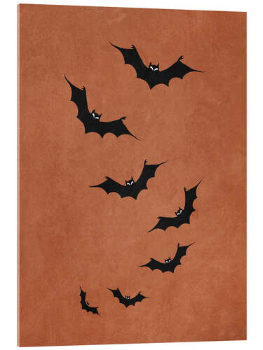 Akrylbilde Halloween bat