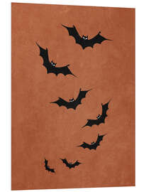 Foam board print Halloween bat