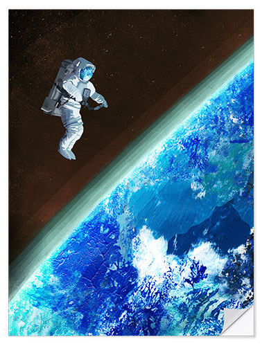 Muursticker Spacewalk