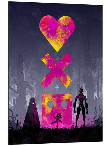 Aluminiumtavla Love Death and Robots