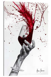 Gallery print Deep red wine