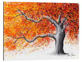 Magnettafel Herbstlicher Sommerparkbaum