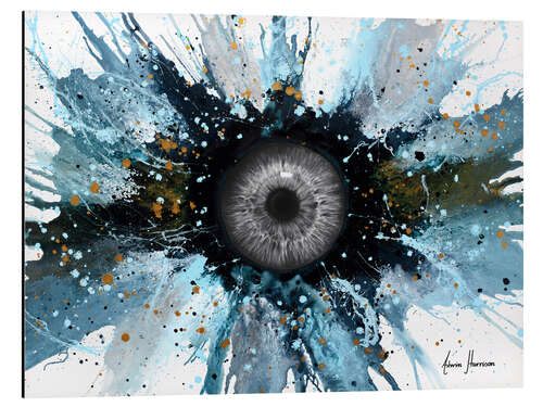 Aluminium print Abstract Universe, Moon in the eye