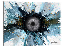 Quadro em plexi-alumínio Abstract Universe, Moon in the eye