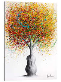 Galleriprint Rainbow Guitar Tree