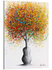 Magnettafel Regenbogen Gitarrenbaum