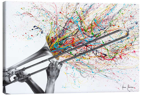 Canvas print Trombone Solo