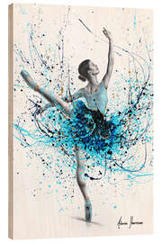 Hout print Blue Sky Dancer