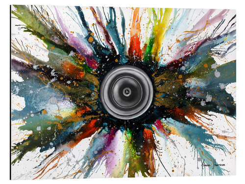 Tableau en aluminium Sound Explosion