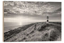 Print på træ  Lighthouse List East - Jan Christopher Becke