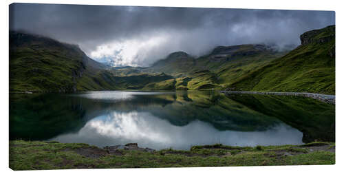 Lienzo Mountain lake in the Swiss Alps