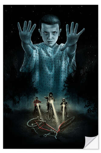 Autocolante decorativo Eleven, Stranger Things