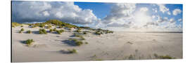 Aluminium print At the beach in the sunshine, Panorama