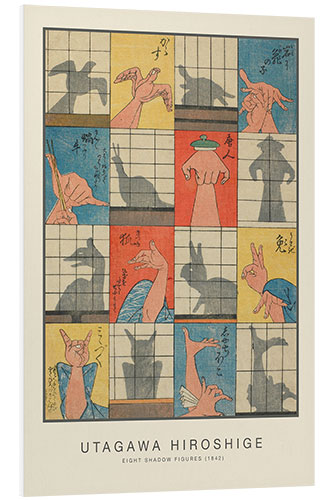 Tableau en PVC Eight Shadow Figures, 1842