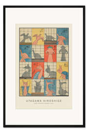 Gerahmter Kunstdruck Eight Shadow Figures, 1842